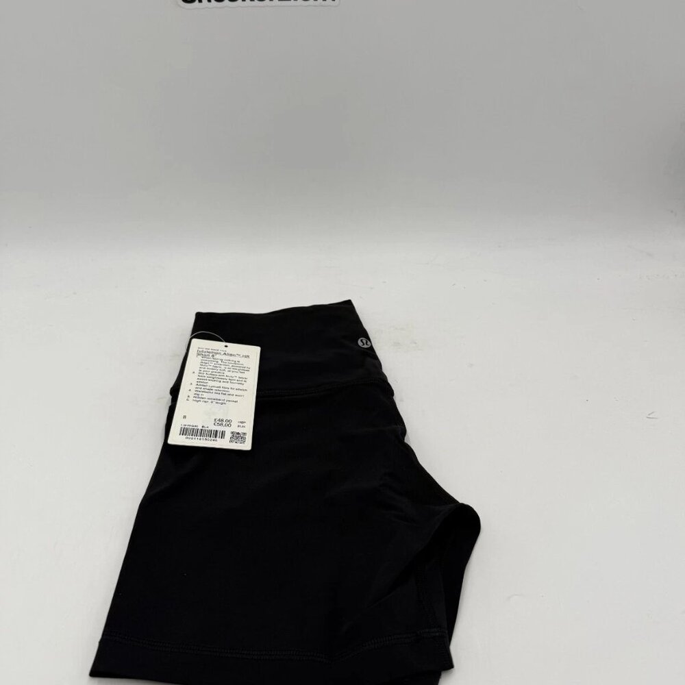Lululemon Black Align High Rise Shorts 6” Brand New - Picture 2 of 3
